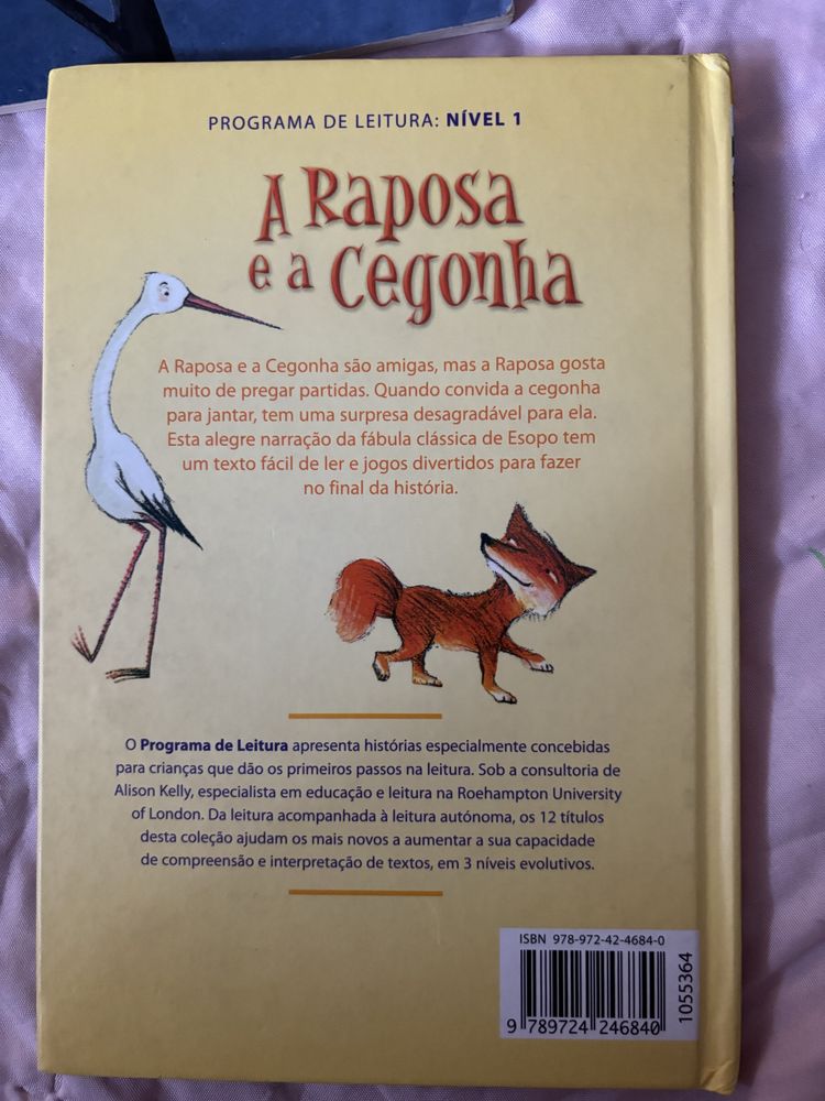 A rapoza e a cegonha