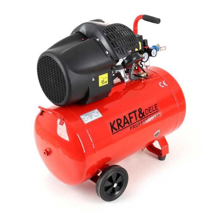 KRAFT&DELE Kompresor Olejowy Sprężarka 100l 530l/min 3kw/4km KD1483