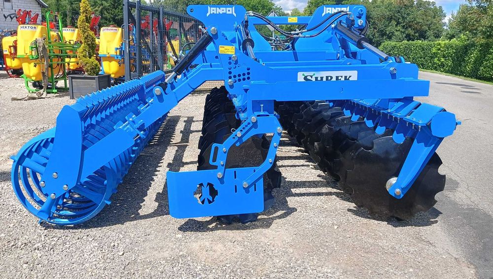 brona talerzowa hydrauliczna JANPOL SHREK 4m 560 talerz daszek 600