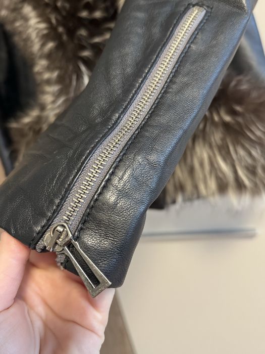 Шкіряна курта розмір S