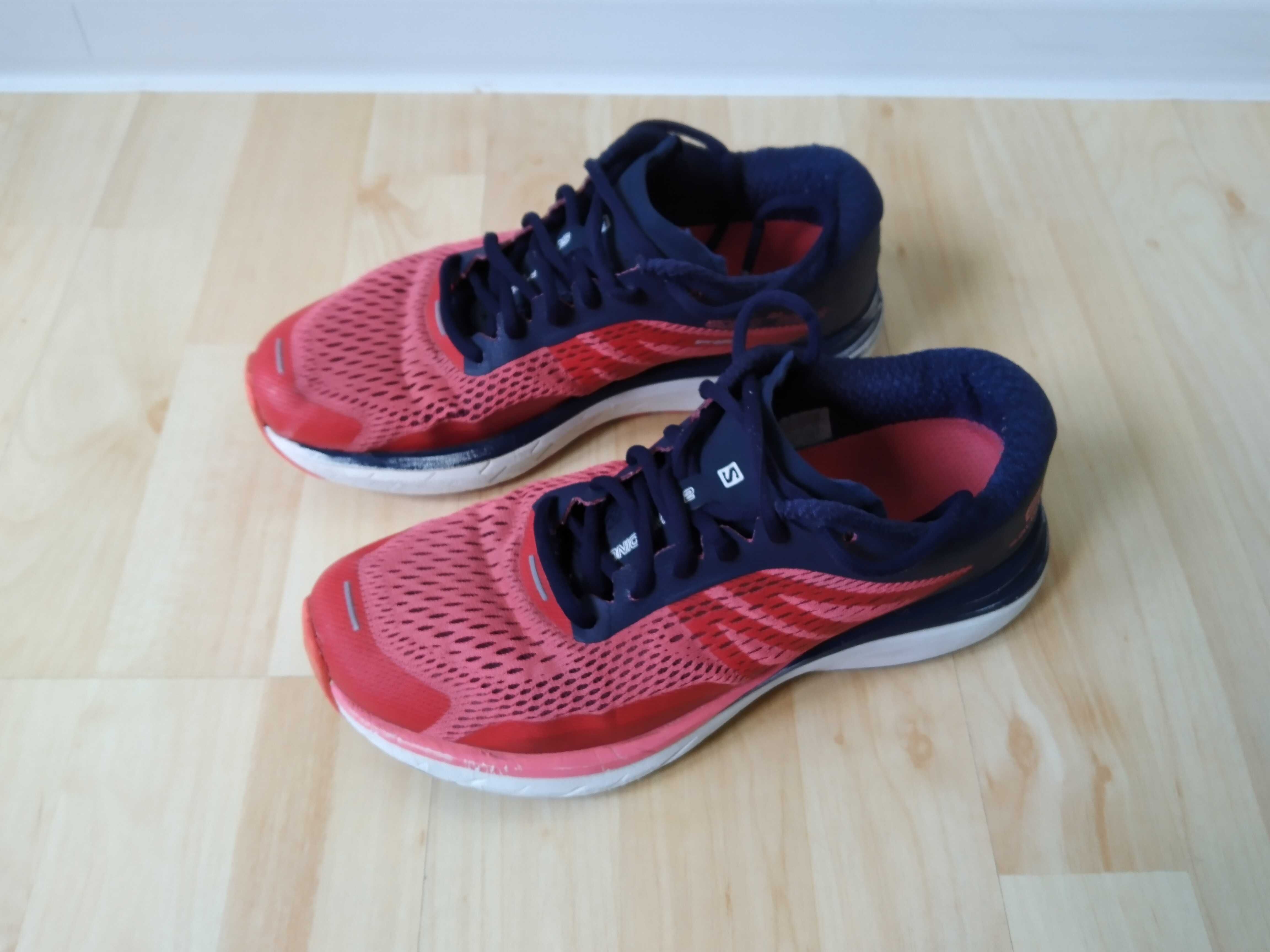 Reebok Nike Salomon Oryginał Sportowe Czarne Adidas EU 41 Stan DB-