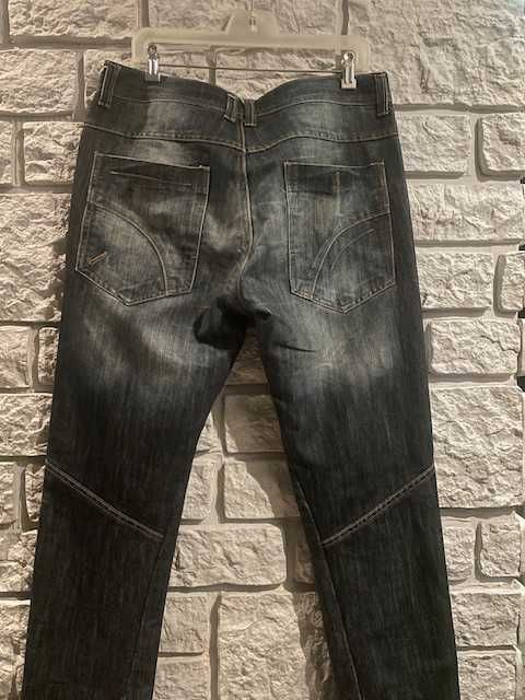 Męskie spodnie jeansowe F&F blue - romiar W34/L32