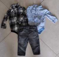 Spodnie i koszule niemowlece
