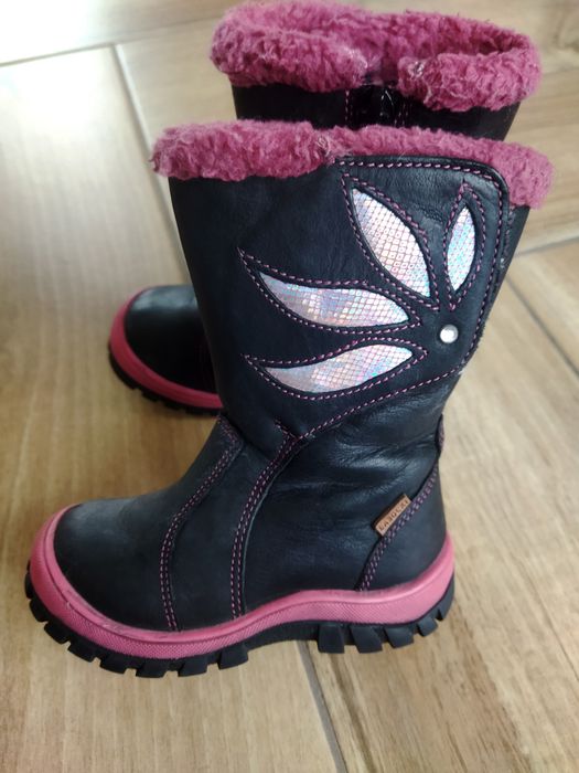 Lasocki Kids kozaki śniegowce buty na zimę dla dziewczynki rozmiar 21