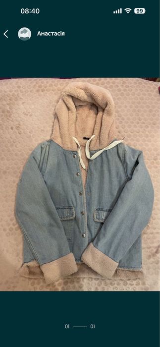 Куртка, джинсовка М, куртка з капюшоном