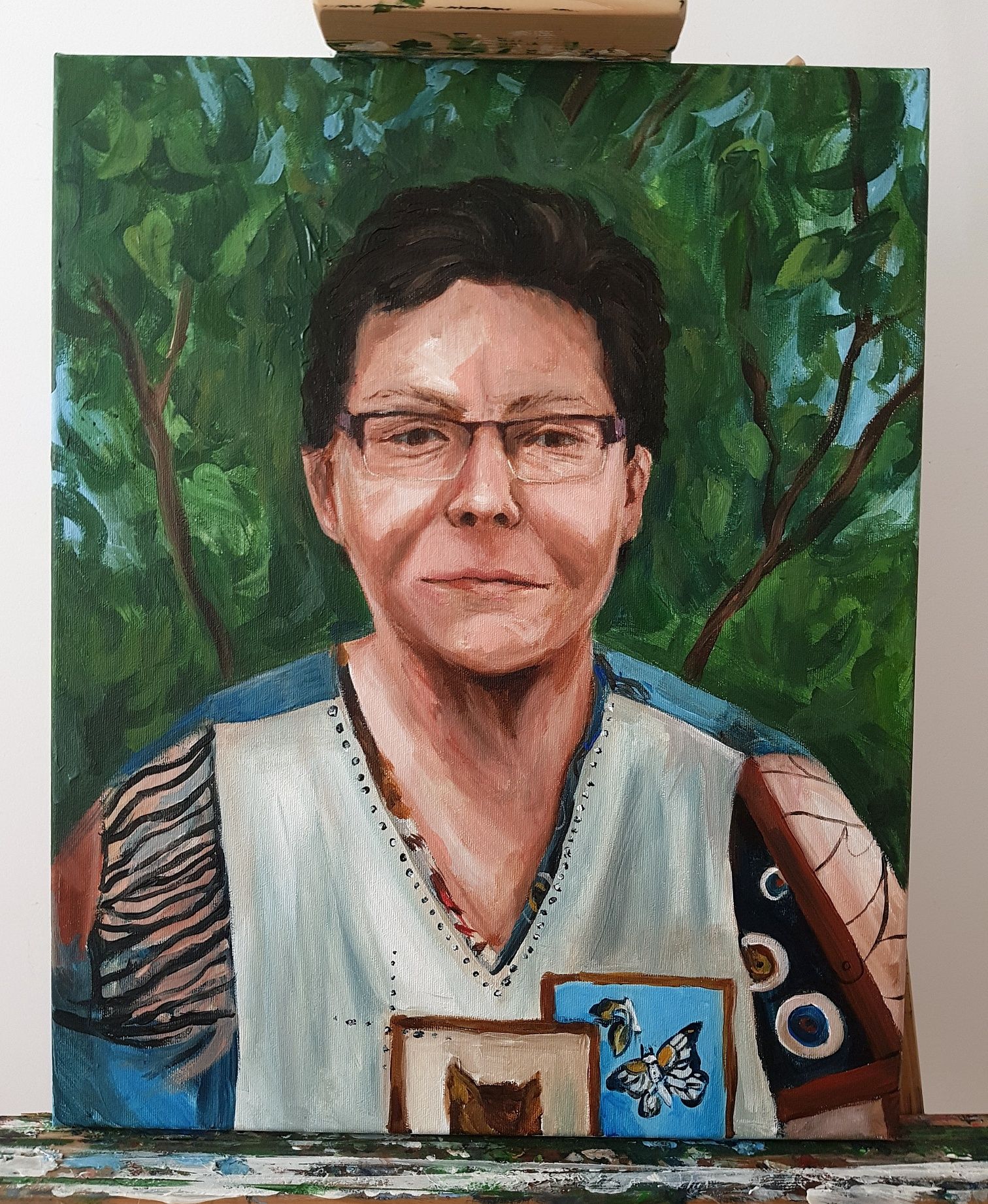 Portret obraz rysunek na zamówienie prezent olejny akrylowy ołówki