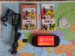 Konsola Sony psp 3001 (3004) slim piano black 2gb 18 gier
