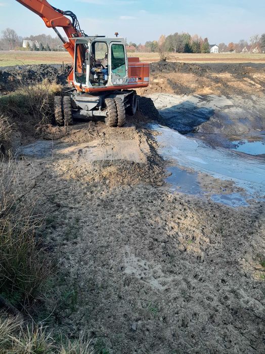 Prace ziemne usługi koparką