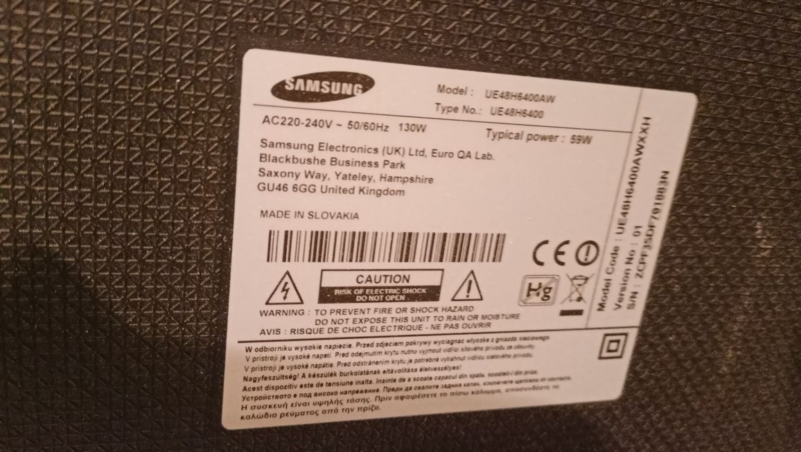 Samsung UE48H6400