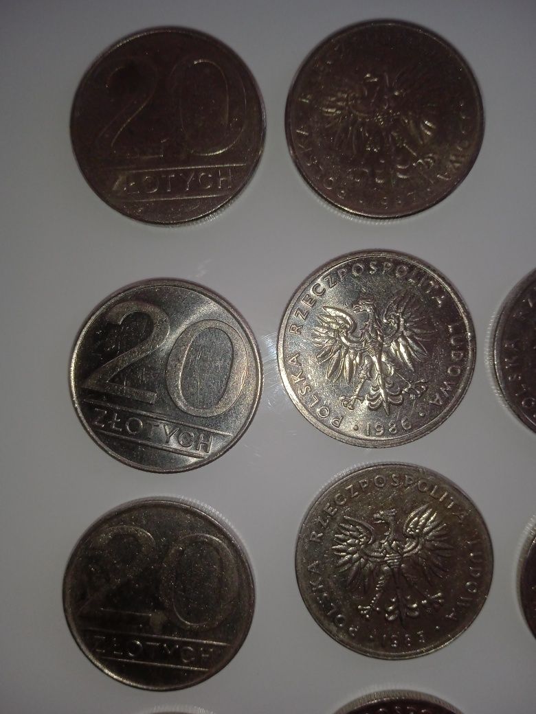 Monety 20 zł z 1984-88 roku