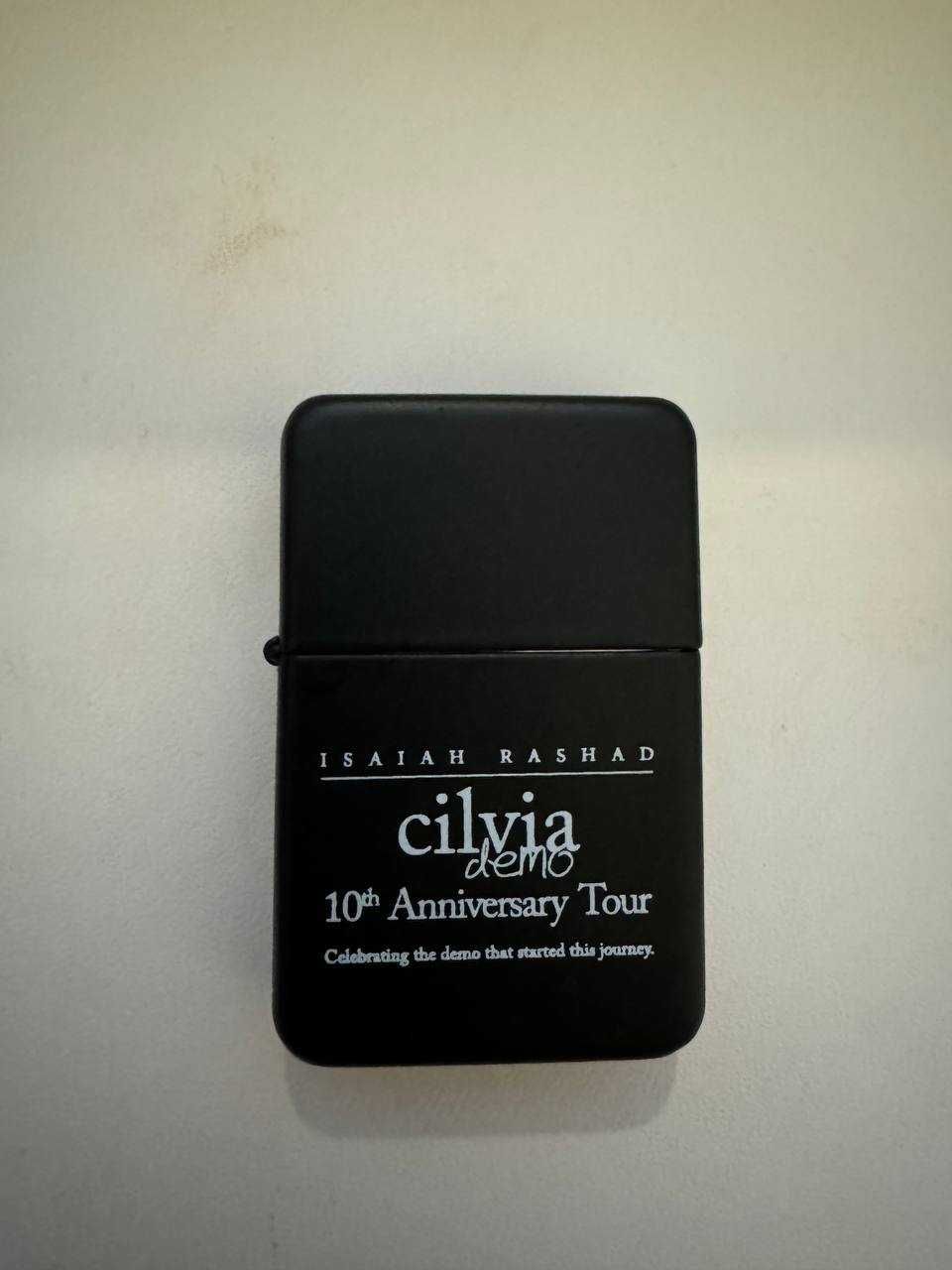 zippo lighter . запальничка зіппо, колаборація isaiah rashad 10th tour