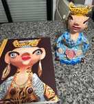Boneca assinada Júlia Côta + Livro: "Figuras & Figurado"