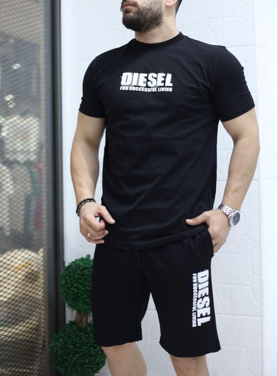 Розмір S розпродаж чоловічий літній костюм шорти футболка diesel boss