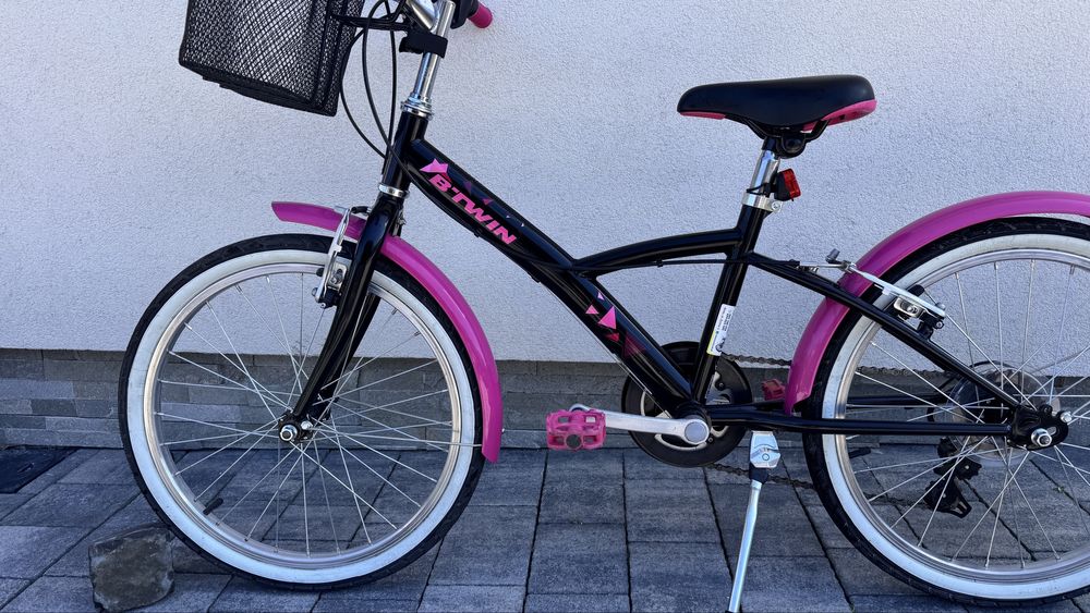 Gwarancja! Jak nowy rower B’twin koła 20” dla dziewczynki ok4-7 lat