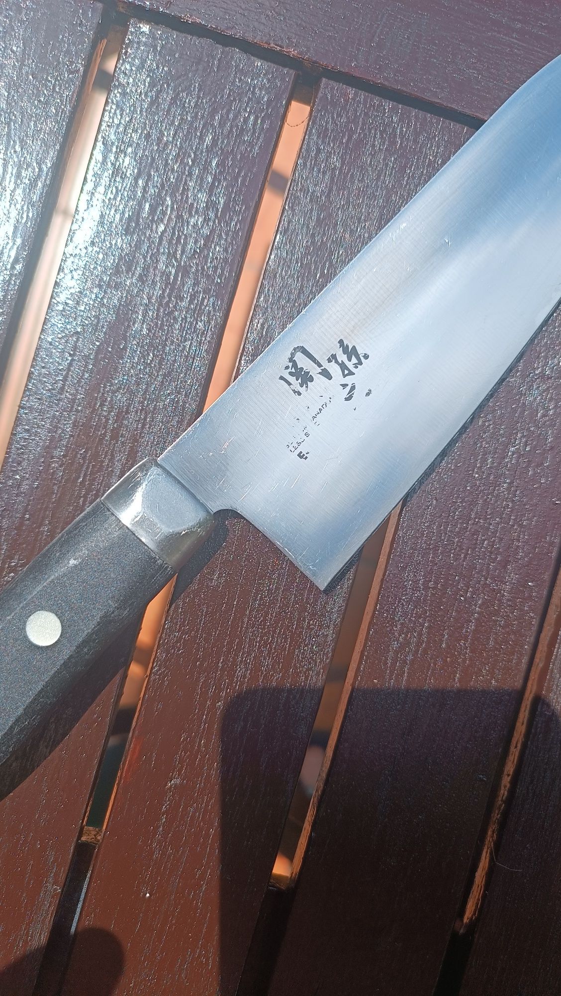 Używany japoński nóż santoku Kai seki magoroku 170mm