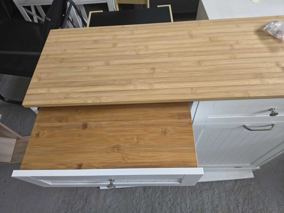 Szafka kuchenna wolnostojącaz 2 szufladami i uchylnymi drzwiczkami