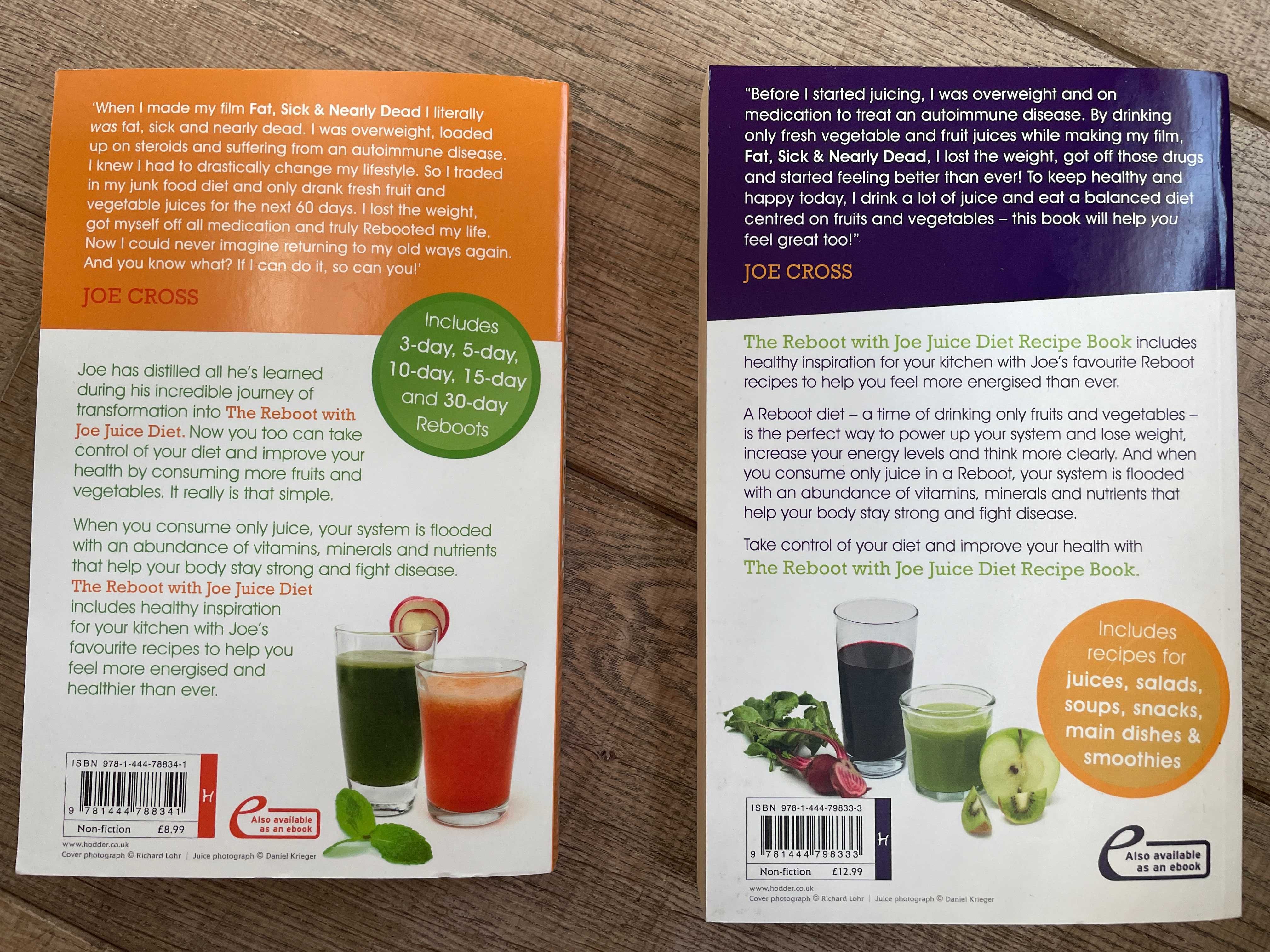 detoks Dieta Sokowa - 2 książki Joe Cross (ang)