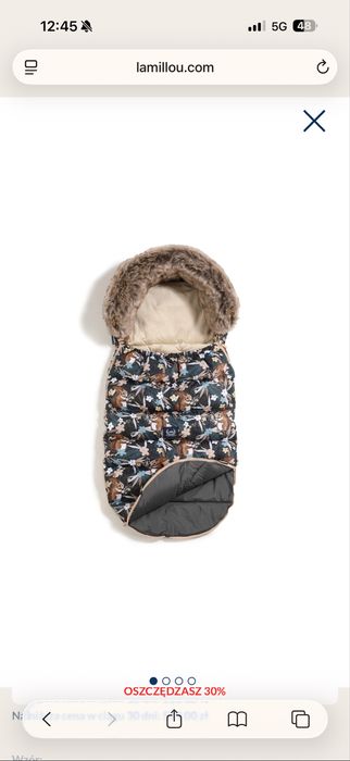 Śpiworek la millou uni aspen pretty barbara do wózka spacerowki sanki