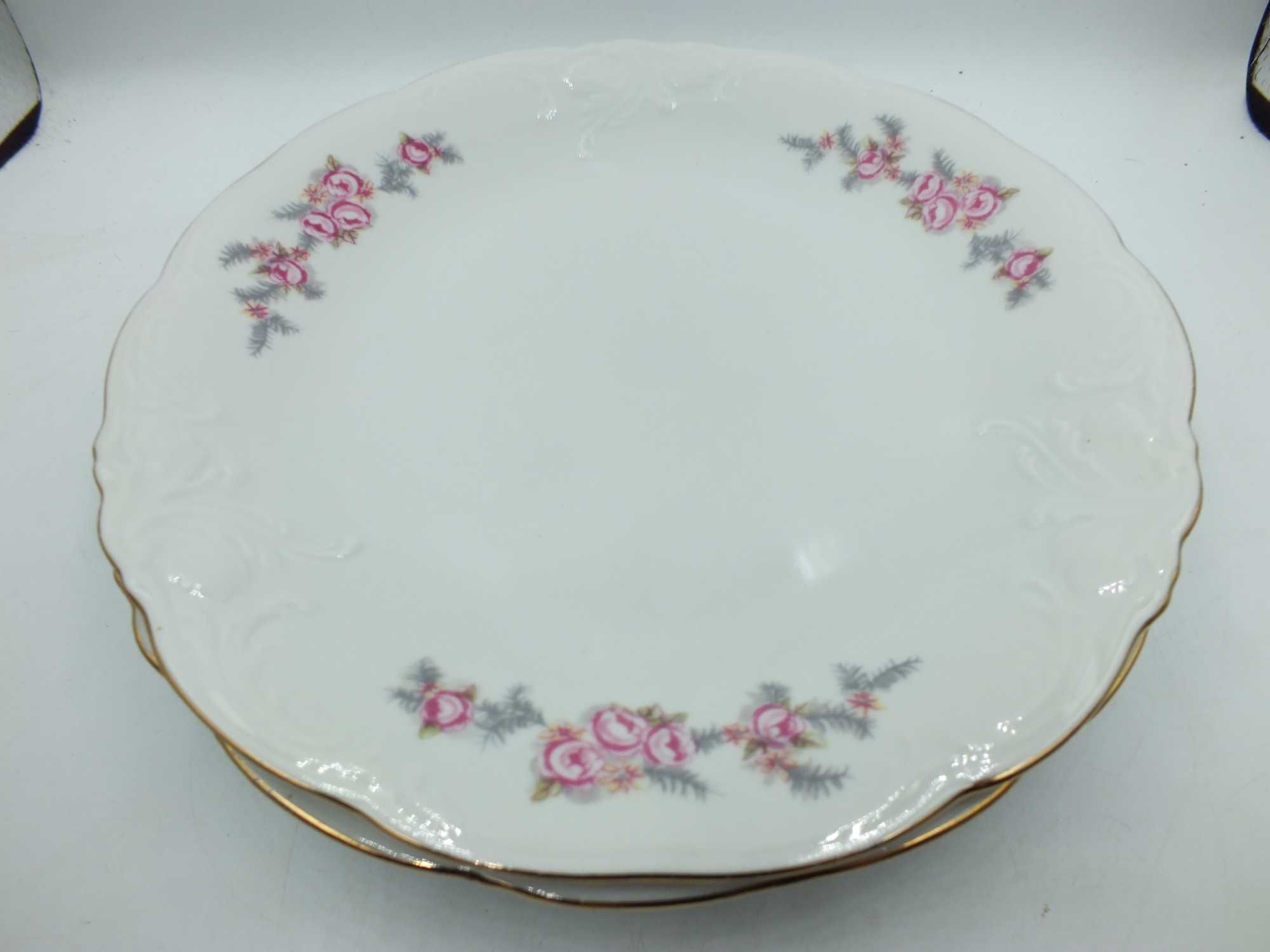 Talerz WAWEL porcelana PRL 2 SZT sygnowane b011615