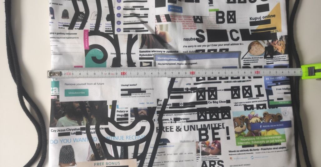 Torba worek Ars Independent Unsubscribe 2019
