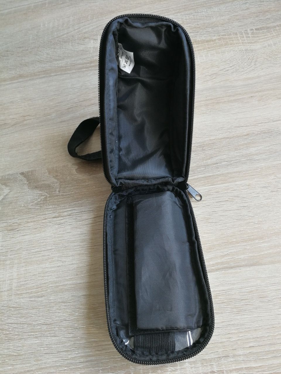 Etui rowerowe na telefon, czarne