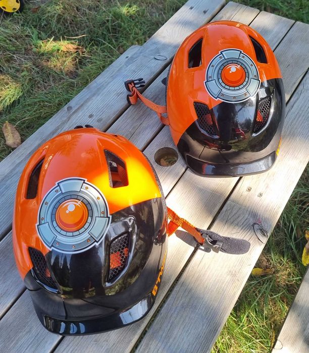 Kask rowerowy Btwin KH520 Robot - dla dzieci 48-52 cm 200gr