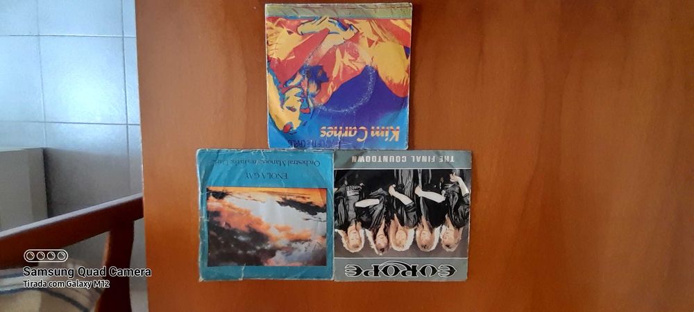 Discos vinil anos 80.