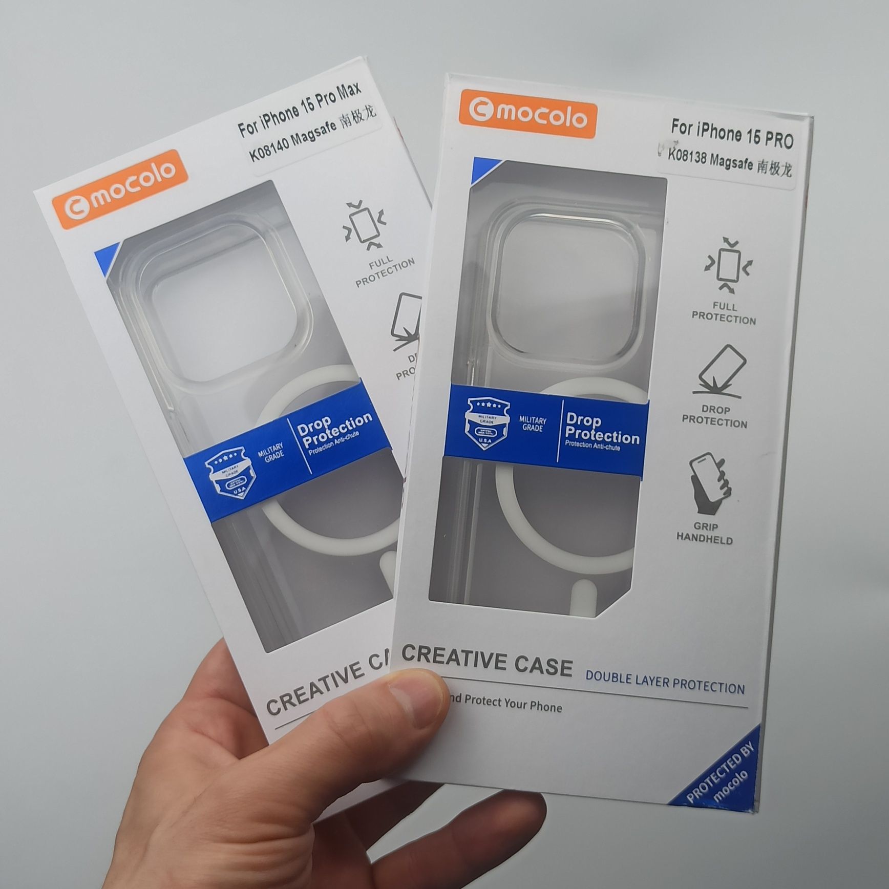 Прозрачеый чехол Mocolo Clear Case iPhone 15 Pro + Magsafe
