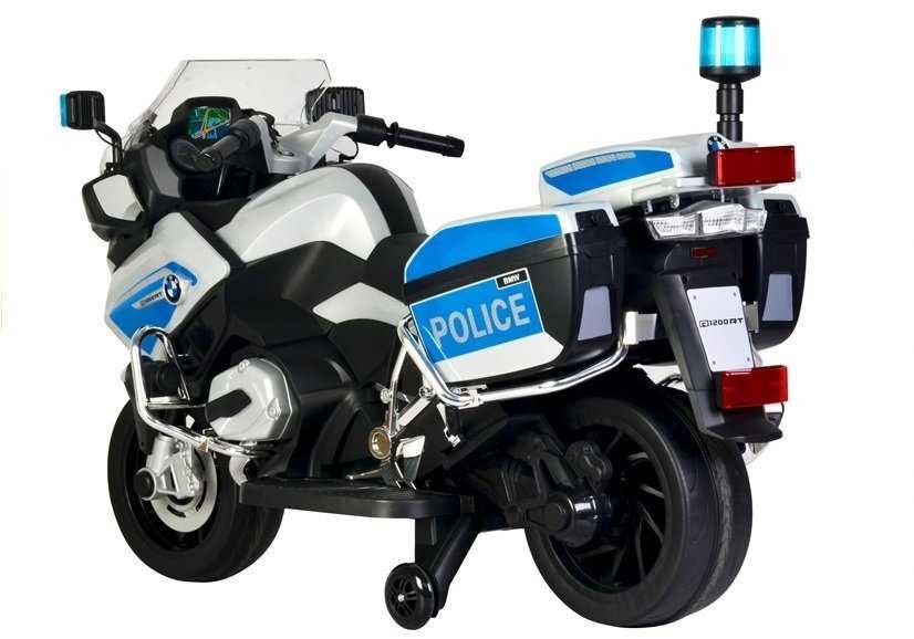 Autko motorek MOTOR BMW POLICJA R1200T na akumulator dla dzieci