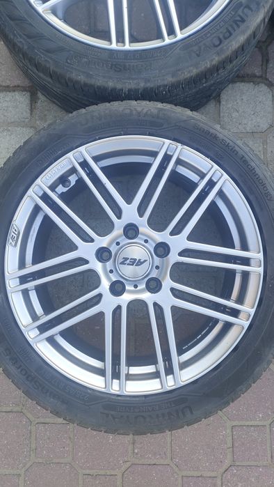 Felgi AEZ R17 ET40 5x114,3 z oponami Uniroyal RainSport 5 225/45