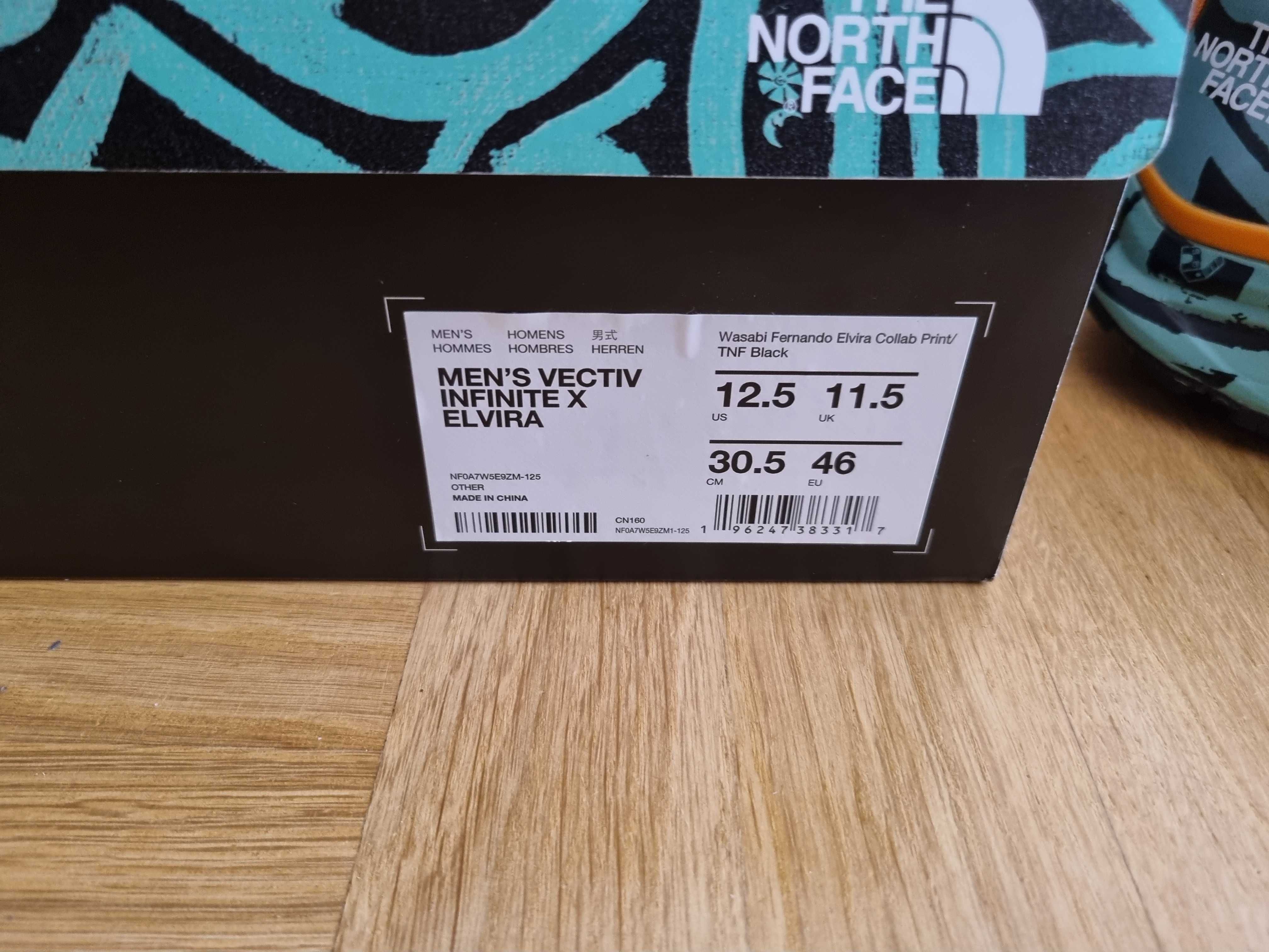 Buty trailowe biegowe TNF Vectiv 46,5