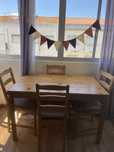 Conjunto mesa e cadeiras Ikea Hagernas