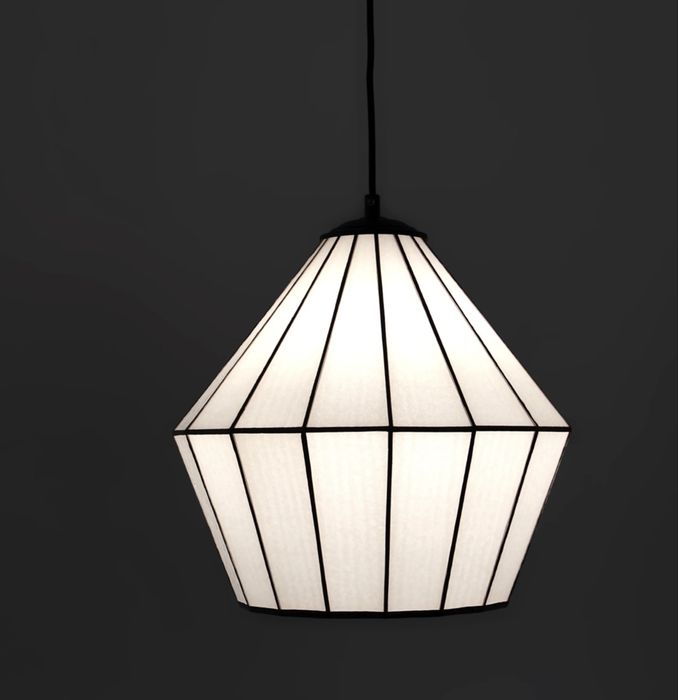 Lampa witrażowa wisząca Tiffany - Art Deco 30