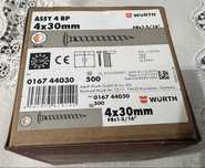 Wkrety Wurth Assy 4x30 4x35 2 opakowania