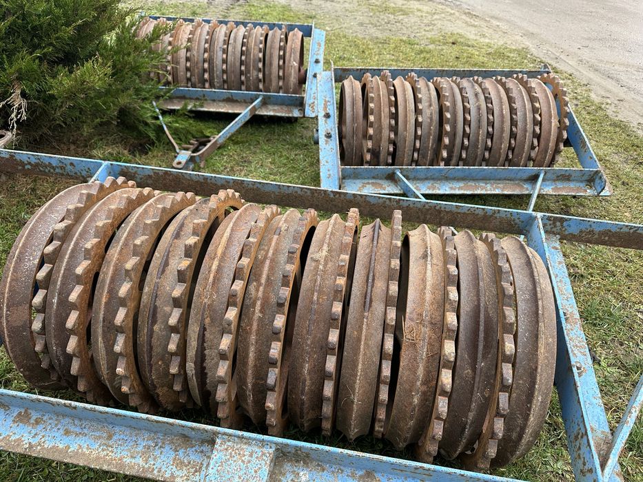 Walce wały posiewne polowe Cambridge 3 4 6,2 metry, 45-55cm