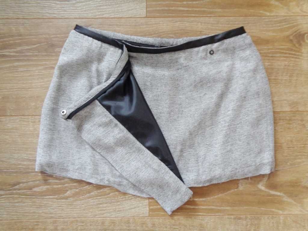 Spódnica szara Pull&Bear mini r. 38 / M