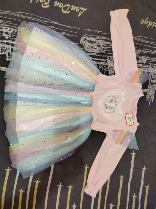 Дитяча сукня  рожева