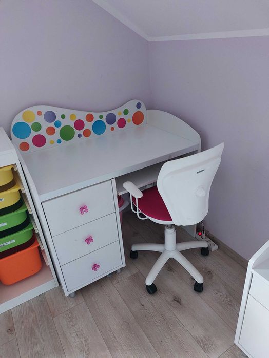 Komplet mebli 6sztuk Baby Best kolejcja Rainbow