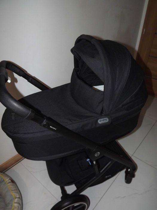 Cybex balios s lux 2.0 moon black 3w1 JAK NOWY baza Cybex na 2 fotele