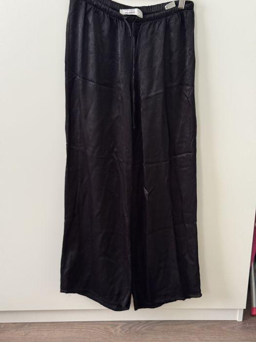 Атласні широкі штани