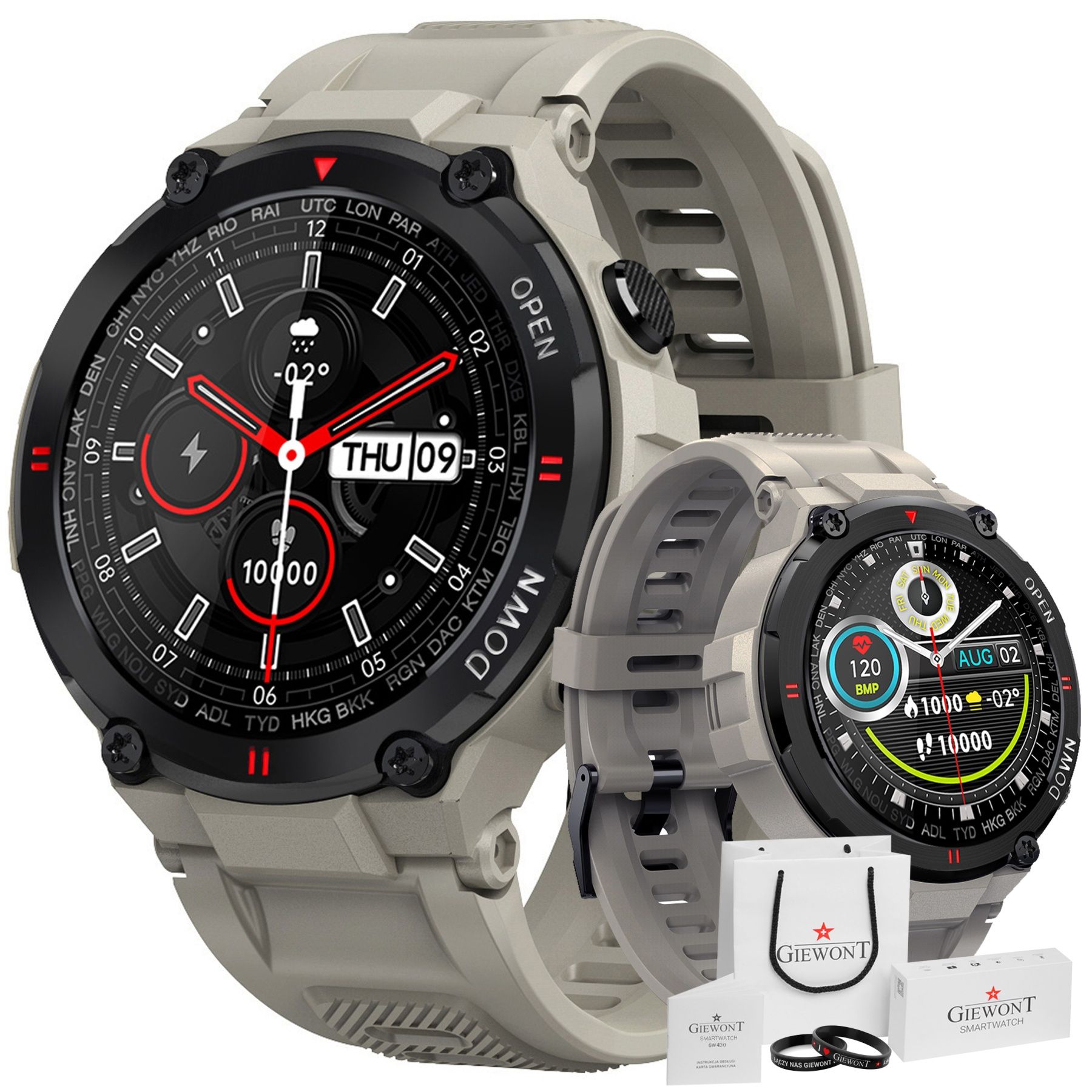 Smartwatch Giewont GW430 w 3 kolorach