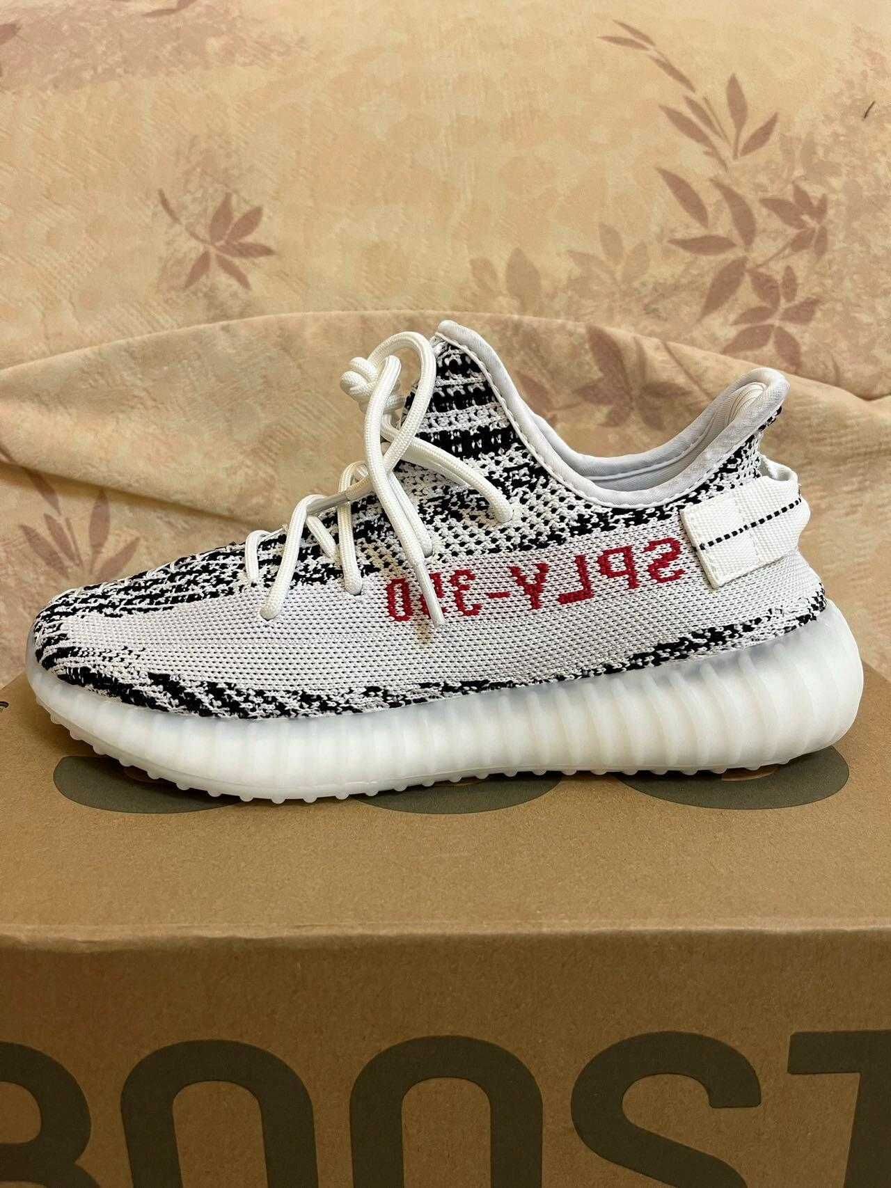 Zebra\Yeezy Boost*adidas 350 V2 nowy UnisexTrampki.41