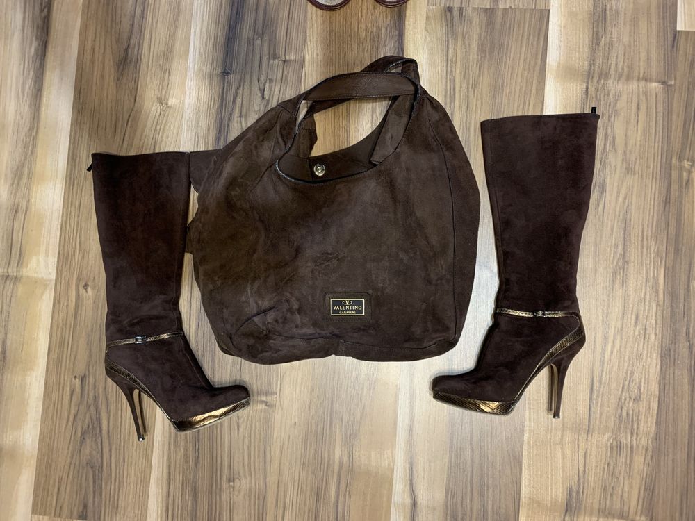 Замш сапожки Jimmy Choo р.36 London