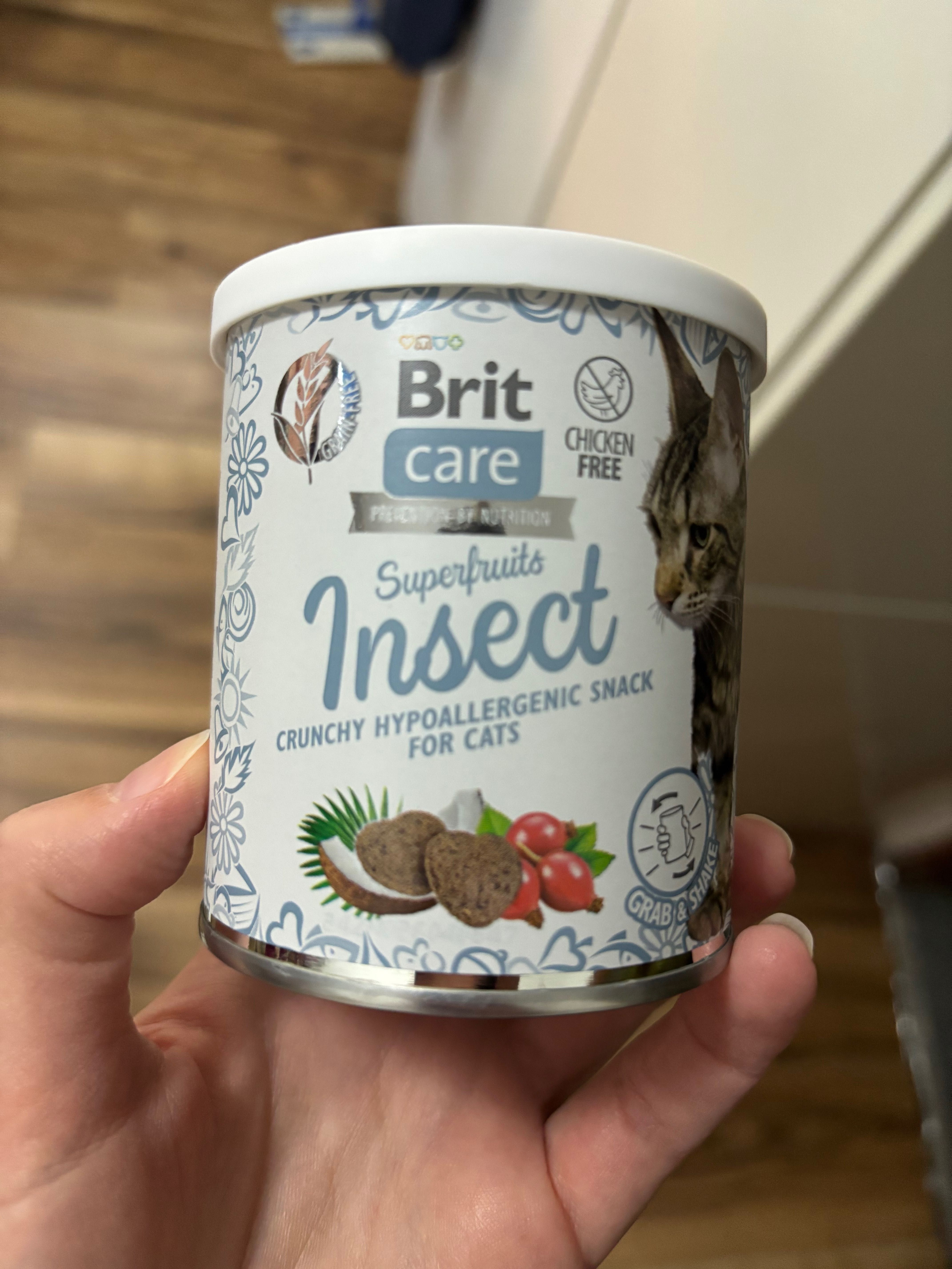 30op brit care superfruits hairball smaczki odklaczanie nagroda