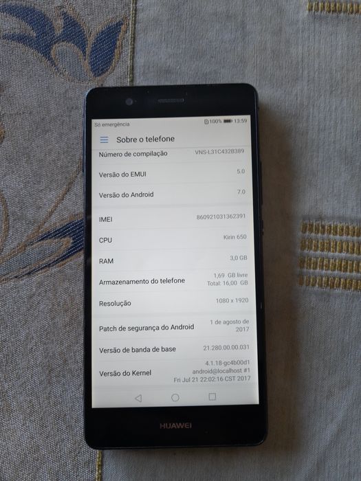 Huawei p9 lite 16GB 3 RAM