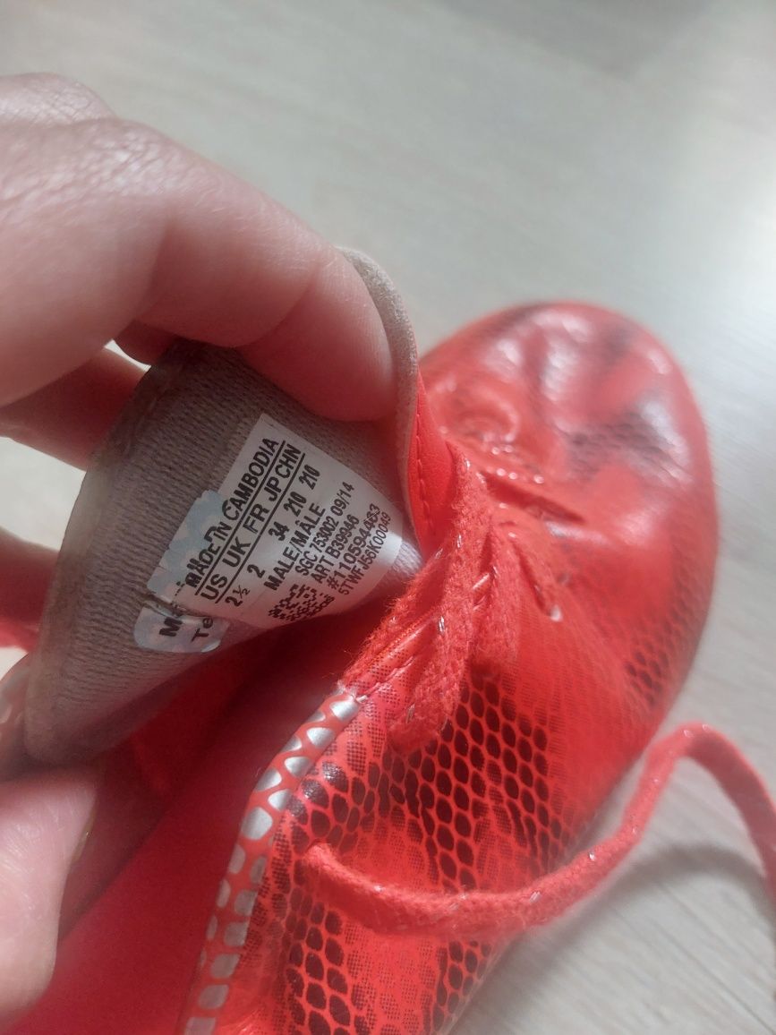 Adidas F10 Adizero TF korkotrampki korki halowe buty  piłki nożnej 34