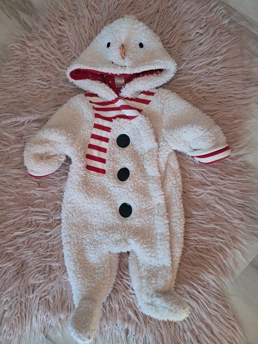 Uroczy kombinezon dla noworodka Bałwanek