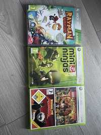 Gry XBOX 360 Rayman Origins, Mini Ninjas, Indiana Jones, Kung Fu Panda