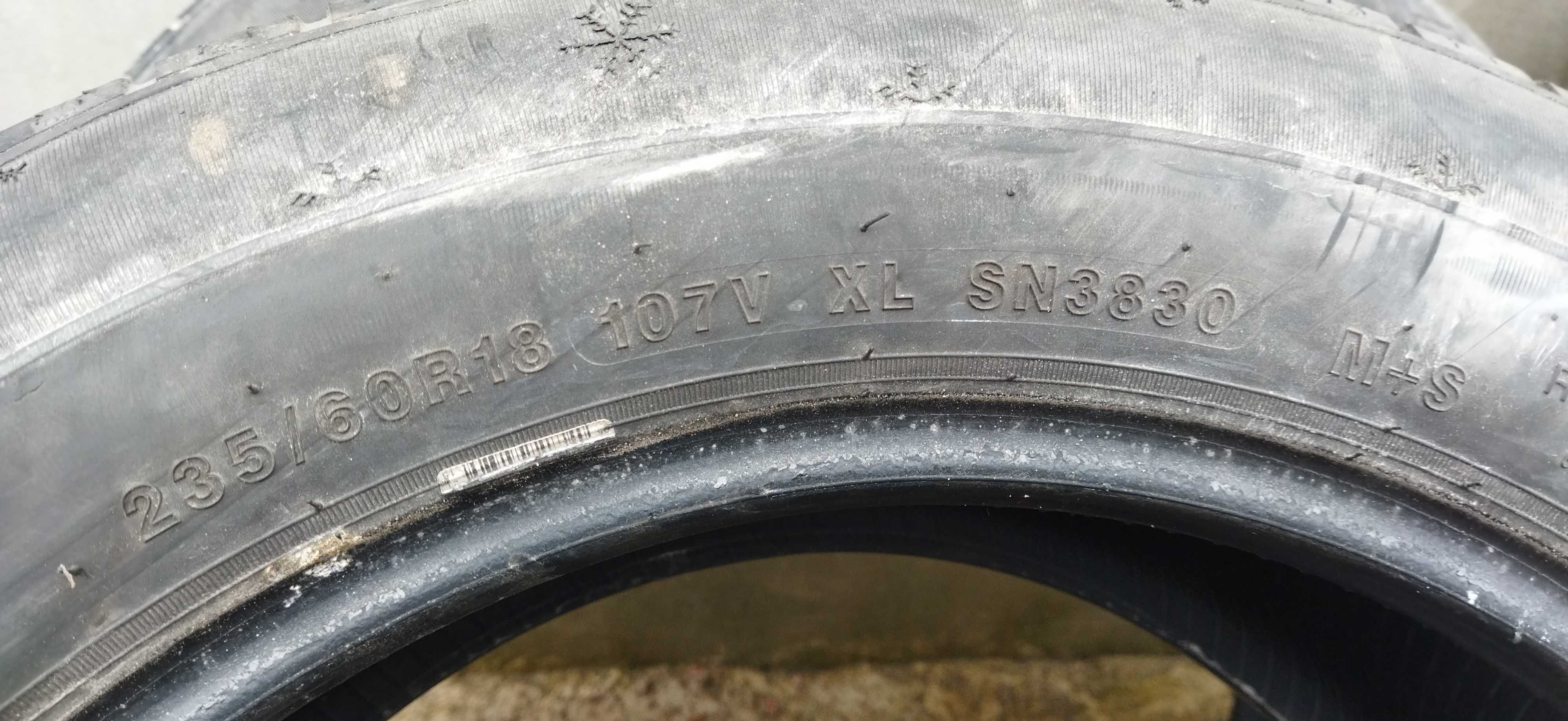 Резина зима Sunny 235/60 R 18 б\у  4шт по 300грн