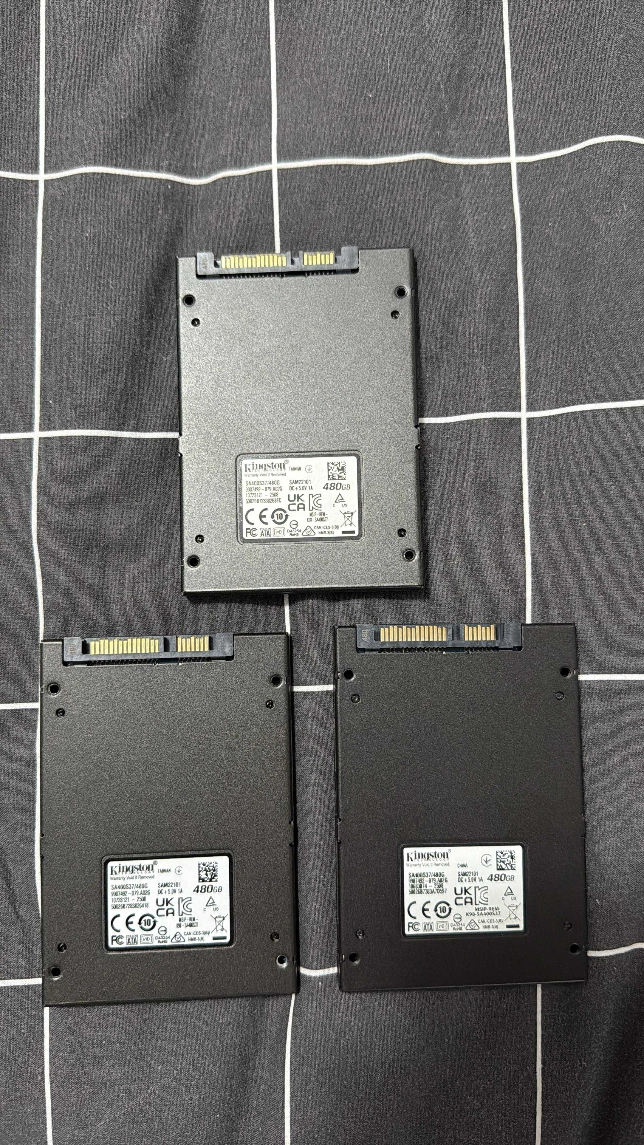 3x Kingston SSD 480GB (ABERTO) 25€ cada